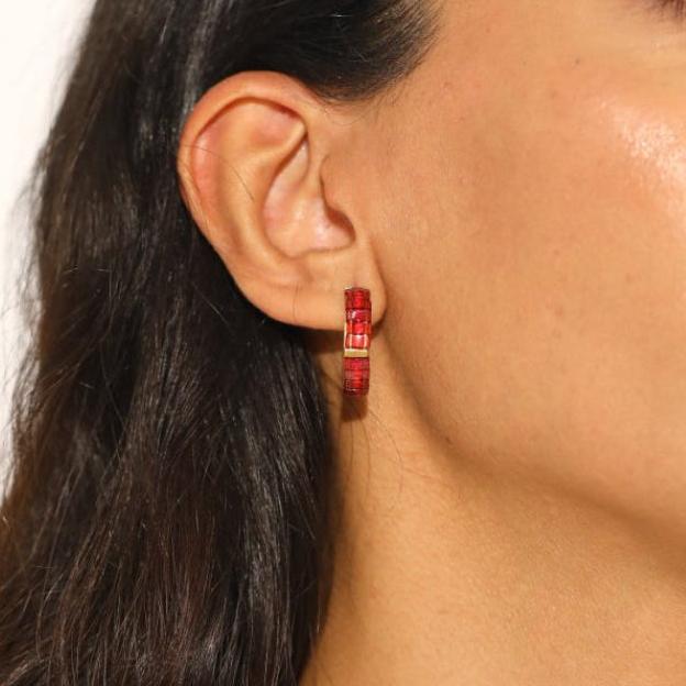 Fiorina - Boucles d'oreilles Pierre de naissance Janvier