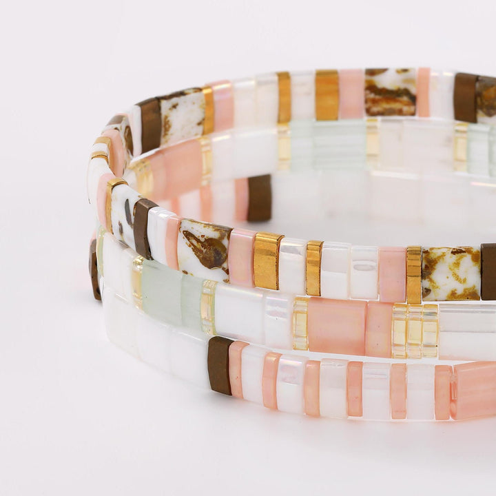 Parure Iva - Bracelets de perles