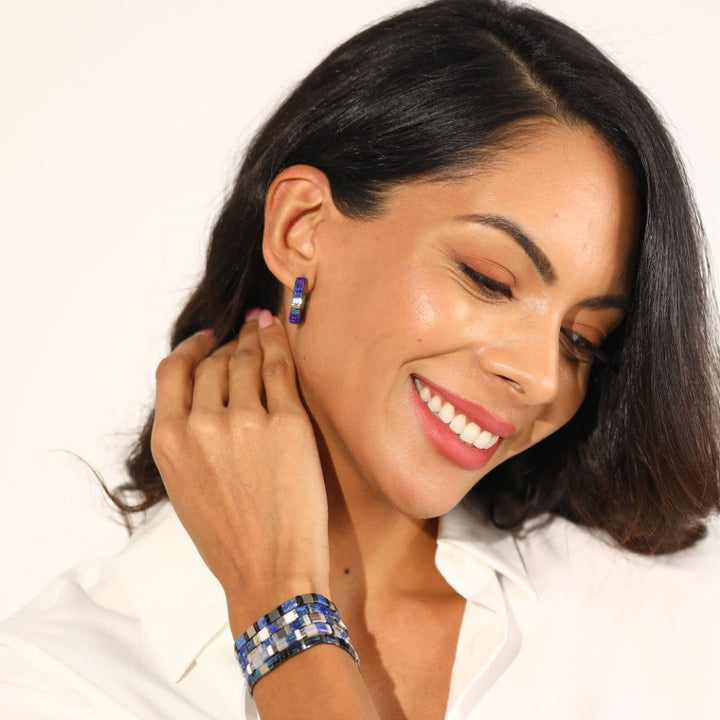 Safira - Køss Design earring fait main photo 6
