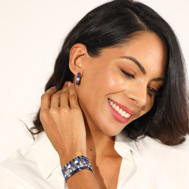 Safira - Køss Design earring fait main photo 6