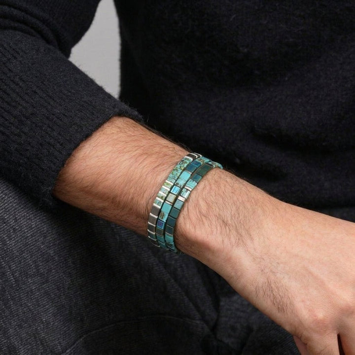 Parure Esmira - vue détaillée des perles Miyuki japonaises