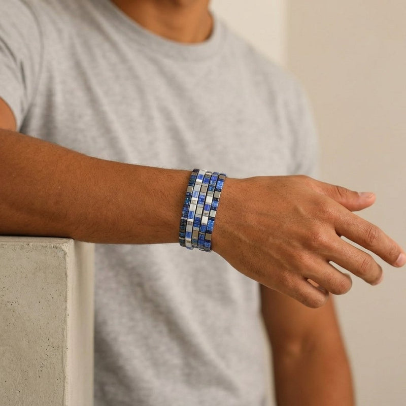 Parure Aurea - Køss Design bracelet de perles colorées fait main photo 7