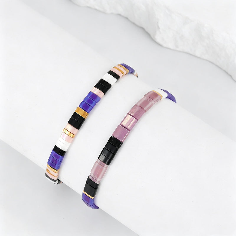 Parure Juno - Bracelets de perles
