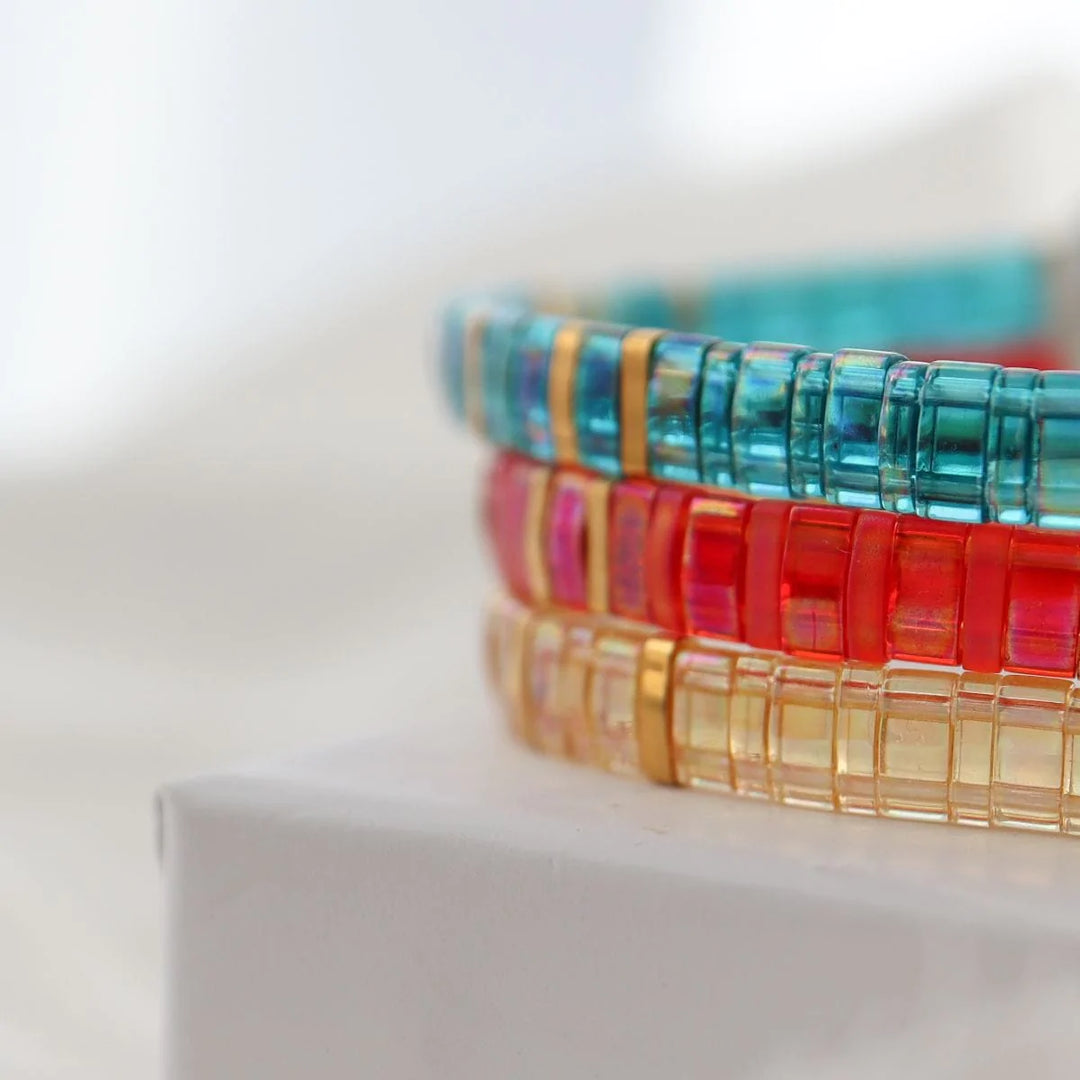 Celeste Set - Tila Beads Bracelet - beads bracelet fait main en perles Miyuki par Køss Design