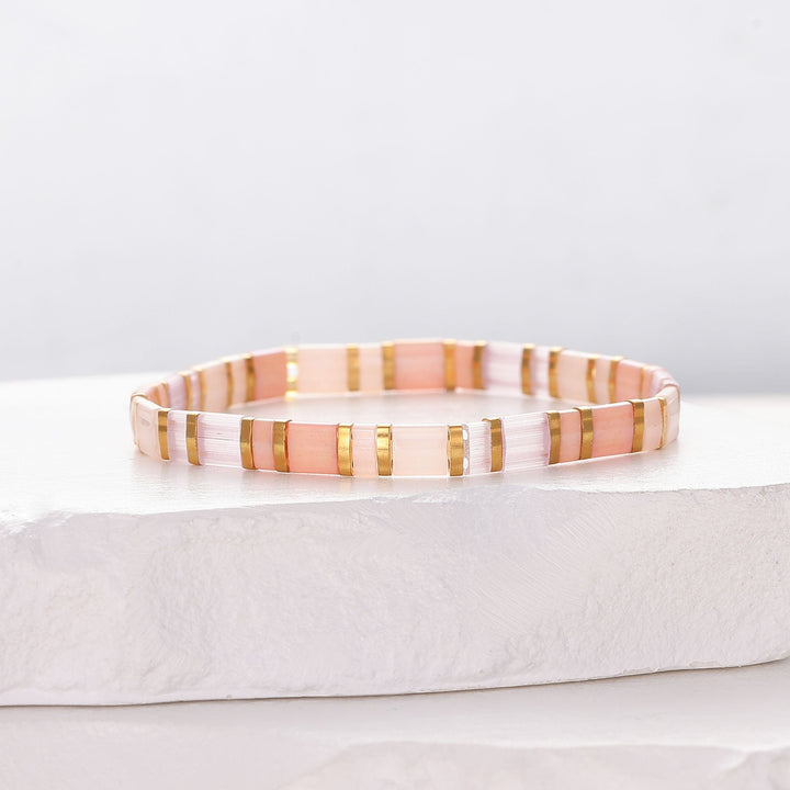 Alba - Bracelet de perles - bracelet de perles colorées fait main en perles Miyuki par Køss Design