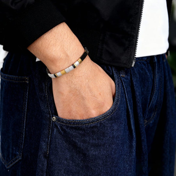 Anna - vue détaillée des perles Miyuki japonaises