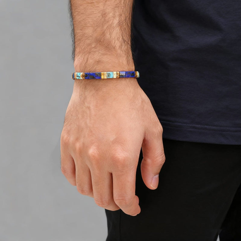 Asa - détail des couleurs et motifs en perles Miyuki Tila