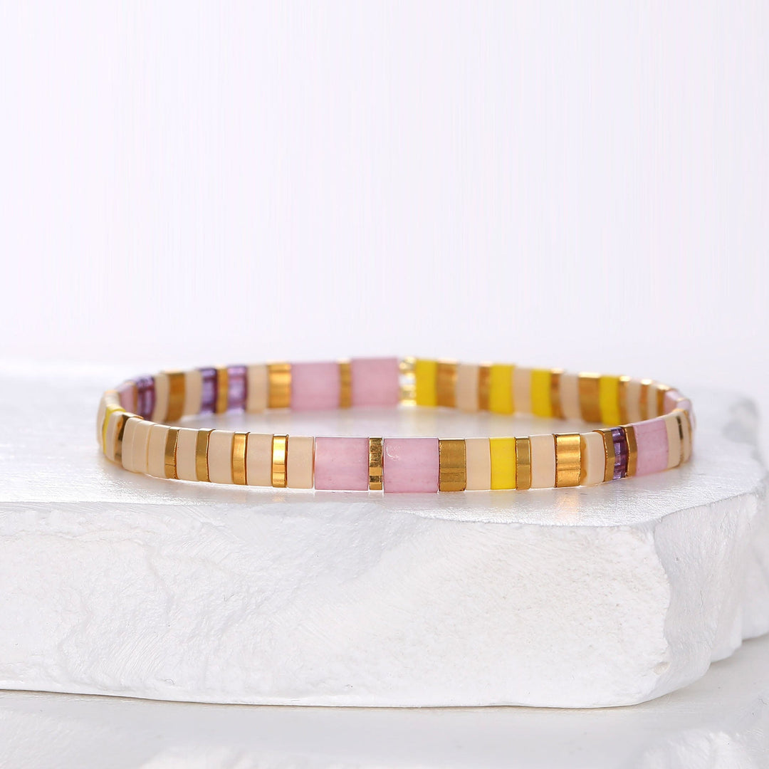 Aya - Bracelet de perles - bracelet de perles colorées fait main en perles Miyuki par Køss Design