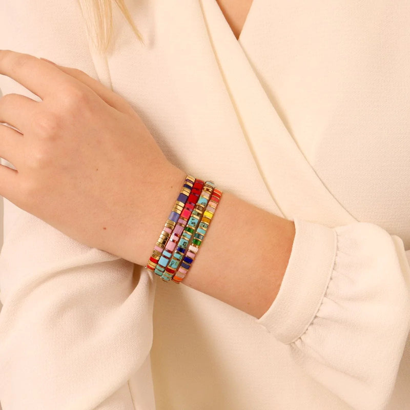 Coffret Cadeau Ensemble Rainbøw & Shine - Køss Design bracelet de perles colorées fait main photo 6