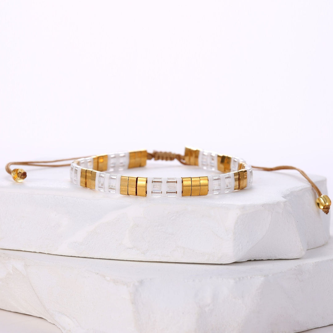 Dora - Bracelet de perles - bracelet de perles colorées fait main en perles Miyuki par Køss Design