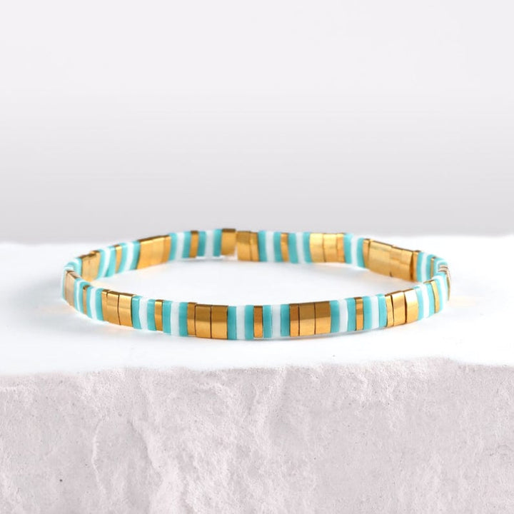 Elodie - Bracelet de perles - bracelets perles plates fait main en perles Miyuki par Køss Design