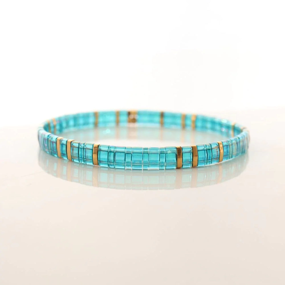 Ensemble Cielø - vue détaillée des perles Miyuki japonaises