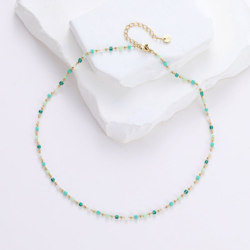 Ensemble Ela - détail artisanal perles Miyuki