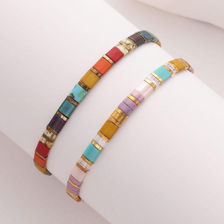 Ensemble Lola & Flora - Køss Design bracelet de perles colorées fait main photo 7
