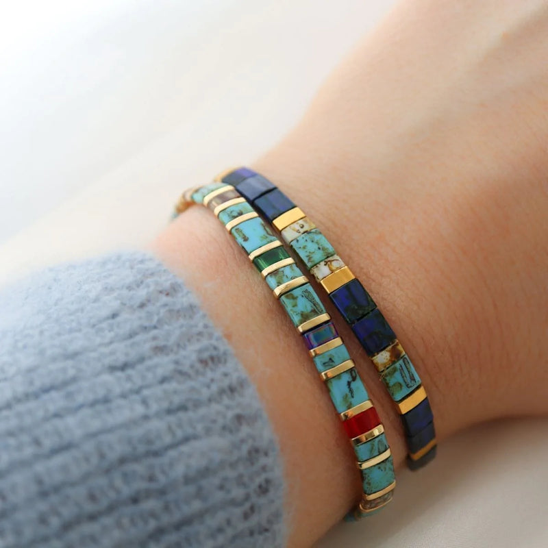 Ensemble Lou & Eva - Køss Design bracelet de perles colorées fait main photo 6