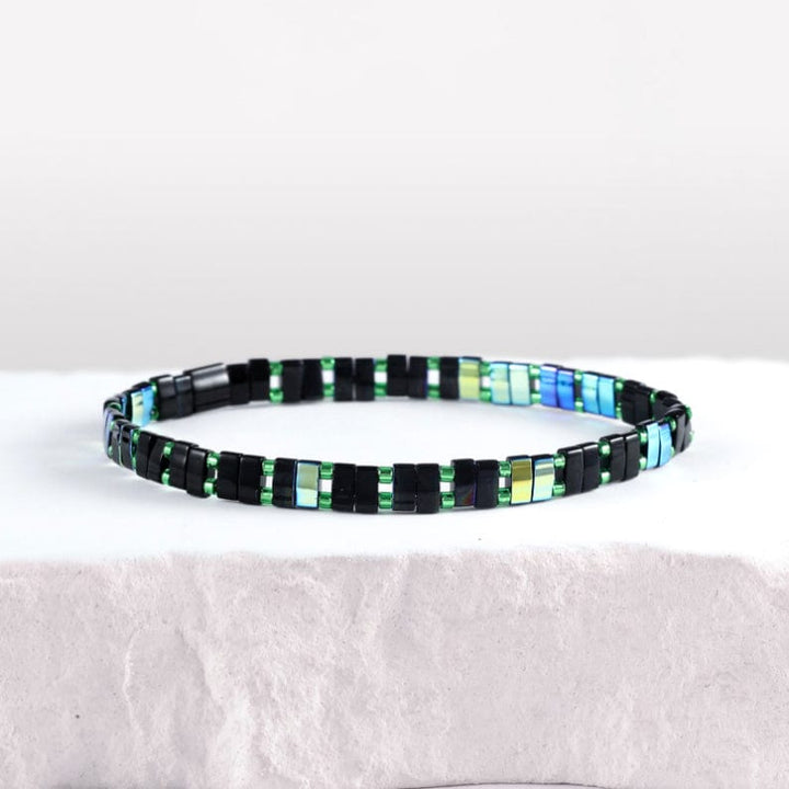 Evelina - Bracelet de perles - bracelets perles plates fait main en perles Miyuki par Køss Design