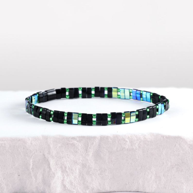 Evelina - Bracelet de perles - bracelets perles plates fait main en perles Miyuki par Køss Design