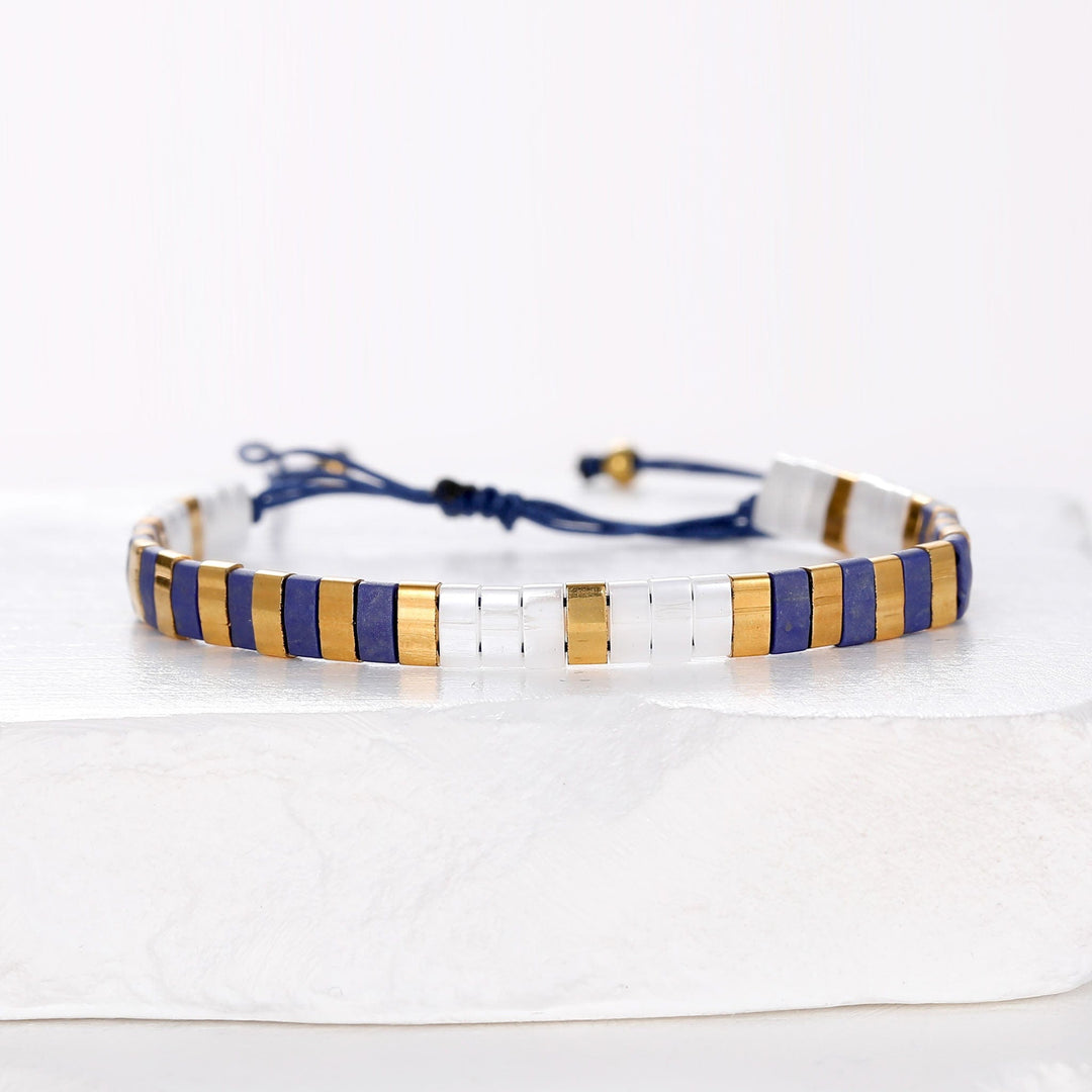 Lina - Bracelet de perles - bracelet de perles colorées fait main en perles Miyuki par Køss Design