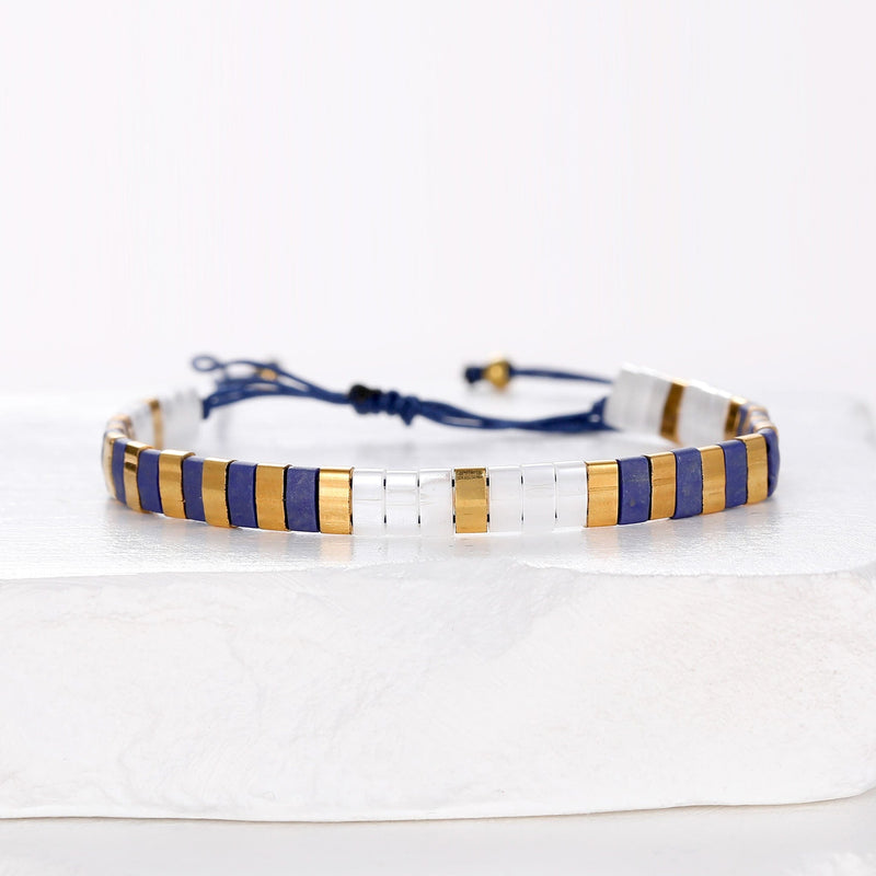 Lina - Bracelet de perles - bracelet de perles colorées fait main en perles Miyuki par Køss Design