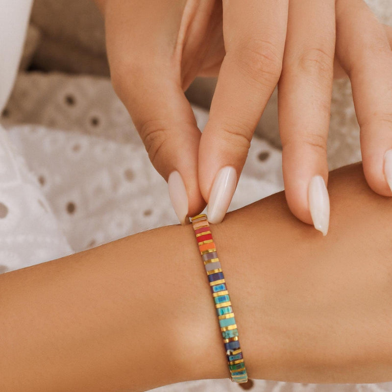 Liv - Køss Design bracelet de perles colorées fait main photo 7