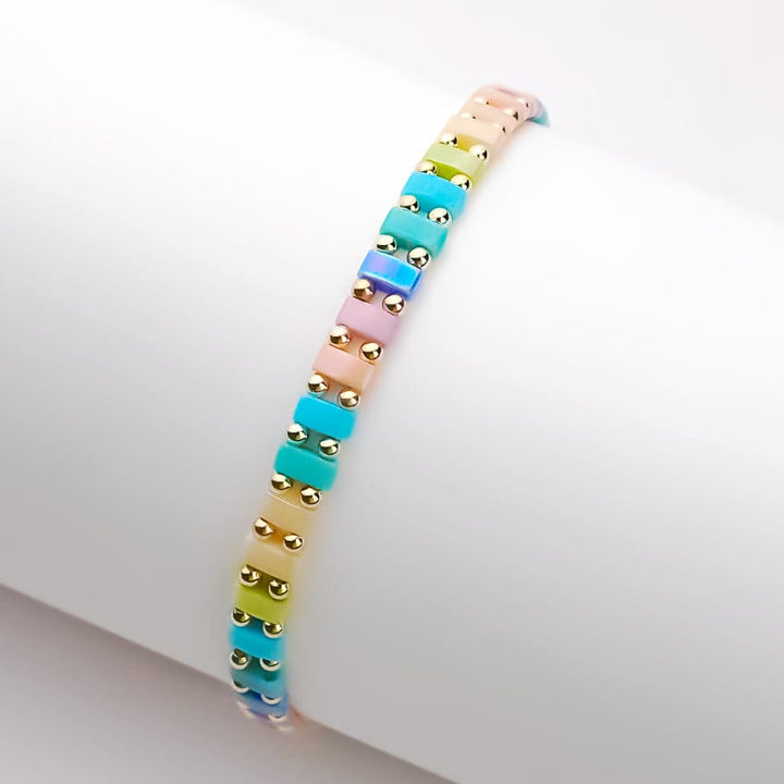 Marisol - bracelet en perles Miyuki porté au poignet