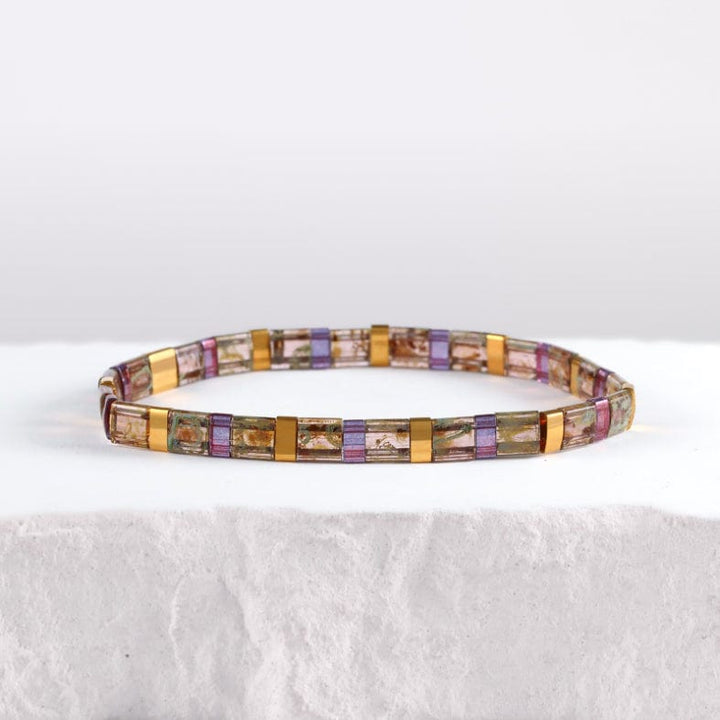 Nadia - Bracelet de perles - bracelets perles plates fait main en perles Miyuki par Køss Design