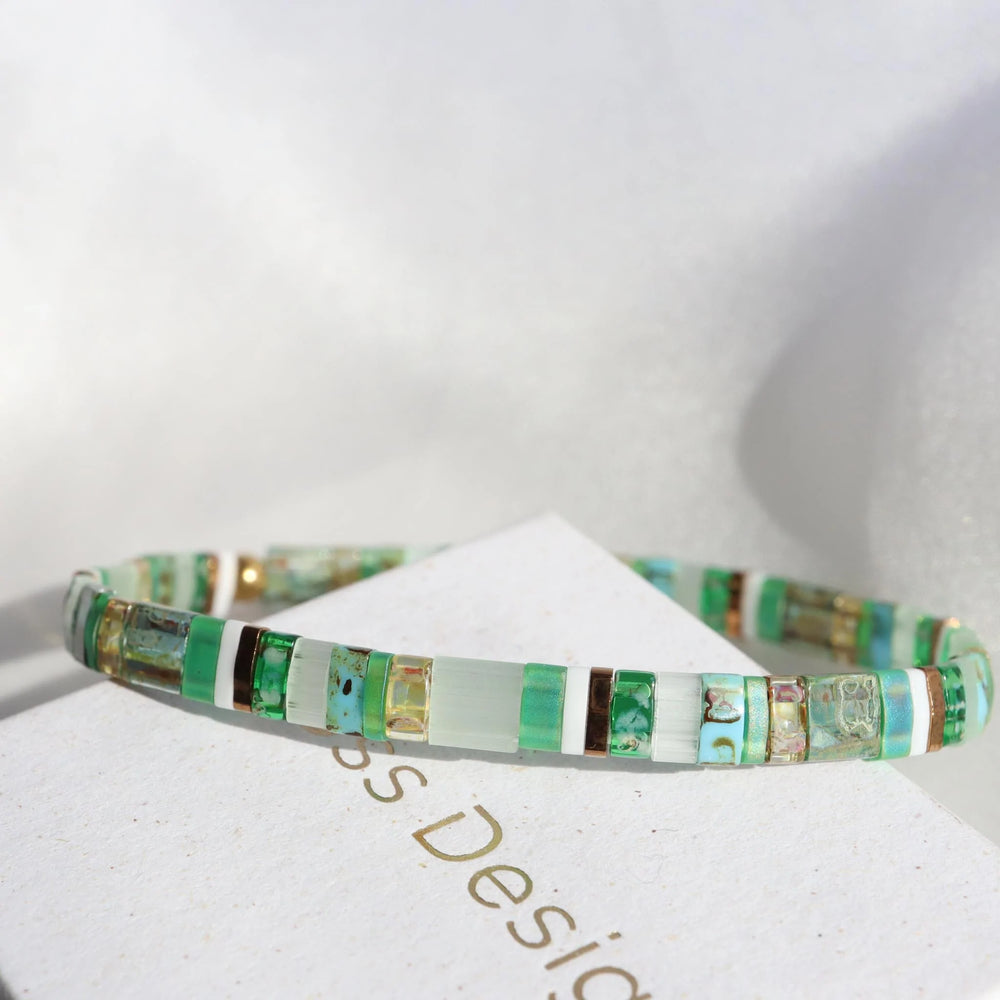 Olivia - vue détaillée des perles Miyuki japonaises