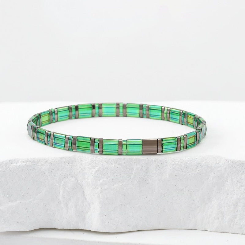 Parure Alenia - Køss Design bracelet de perles colorées fait main photo 6