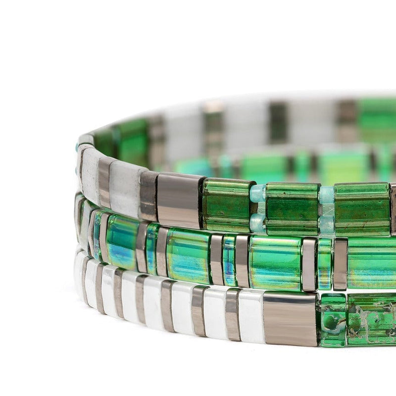 Parure Alenia - vue détaillée des perles Miyuki japonaises