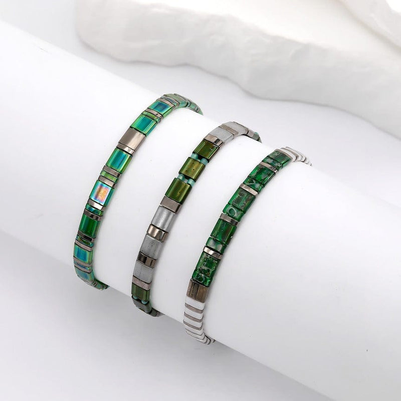 Parure Alenia - Bracelets de Perles - bracelet de perles colorées fait main en perles Miyuki par Køss Design