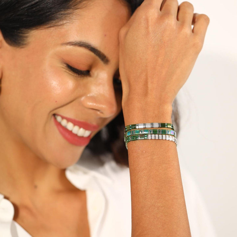 Parure Alenia - Køss Design bracelet de perles colorées fait main photo 8