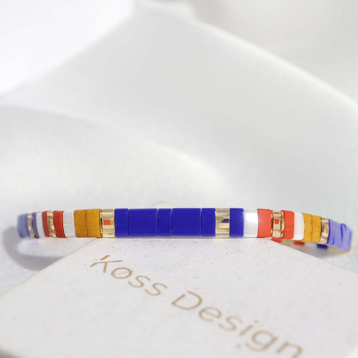 Parure Anka - bracelet en perles Miyuki porté au poignet