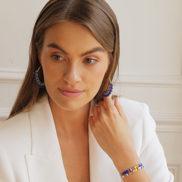 Parure Anka - Køss Design bracelet de perles colorées fait main photo 7
