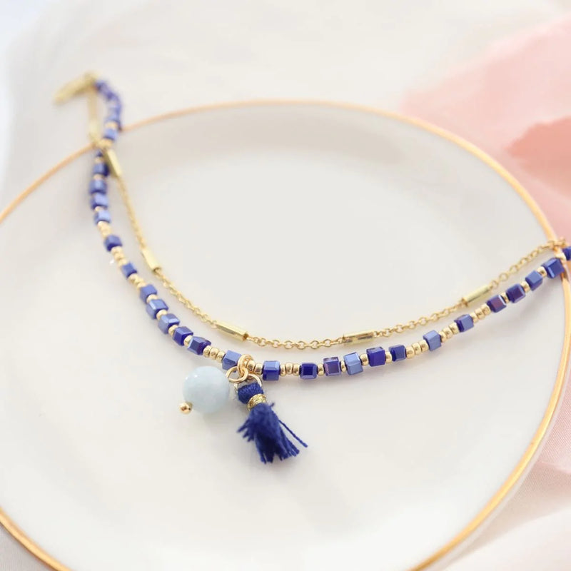 Parure Azur - finitions artisanales | Køss Design Paris
