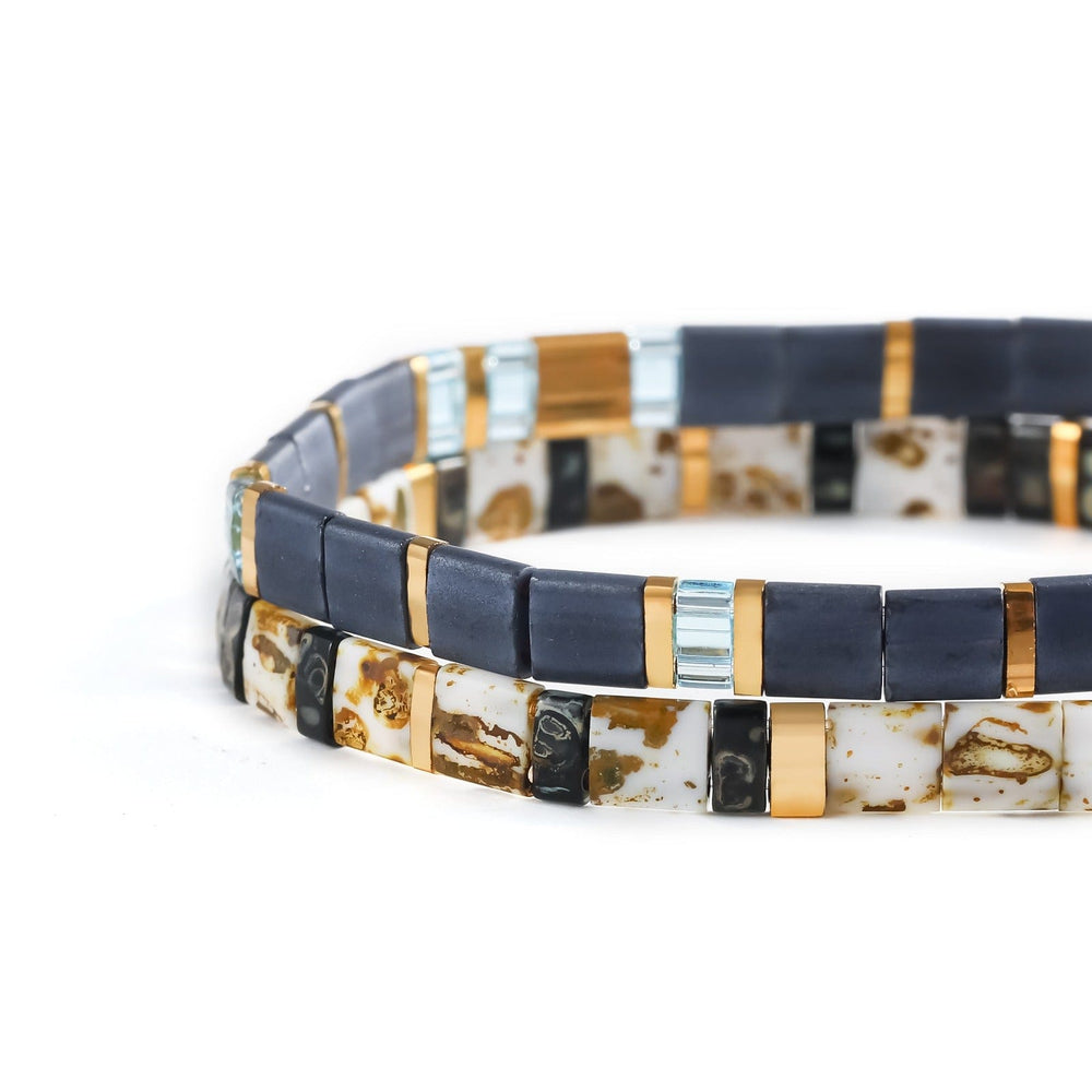 Parure Cassandra - vue détaillée des perles Miyuki japonaises