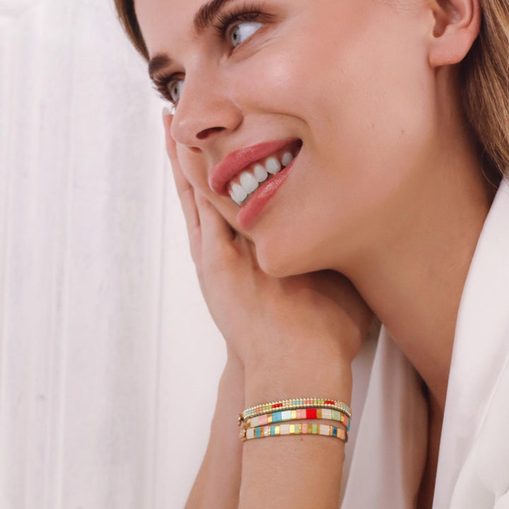 Parure Catalina - Køss Design bracelet de perles colorées fait main photo 6