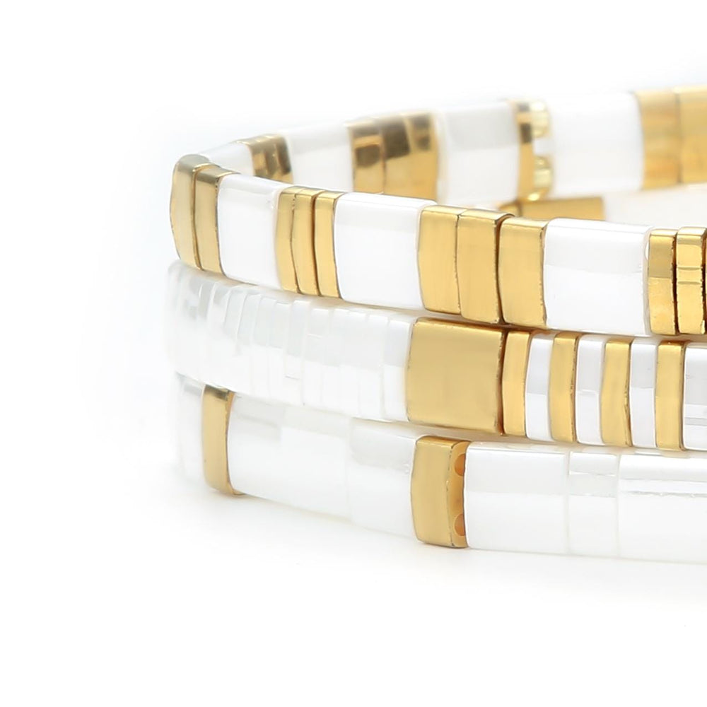 Parure Gotha - vue détaillée des perles Miyuki japonaises