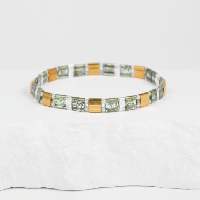 Parure Le Morne - Køss Design bracelets perles plates fait main photo 6