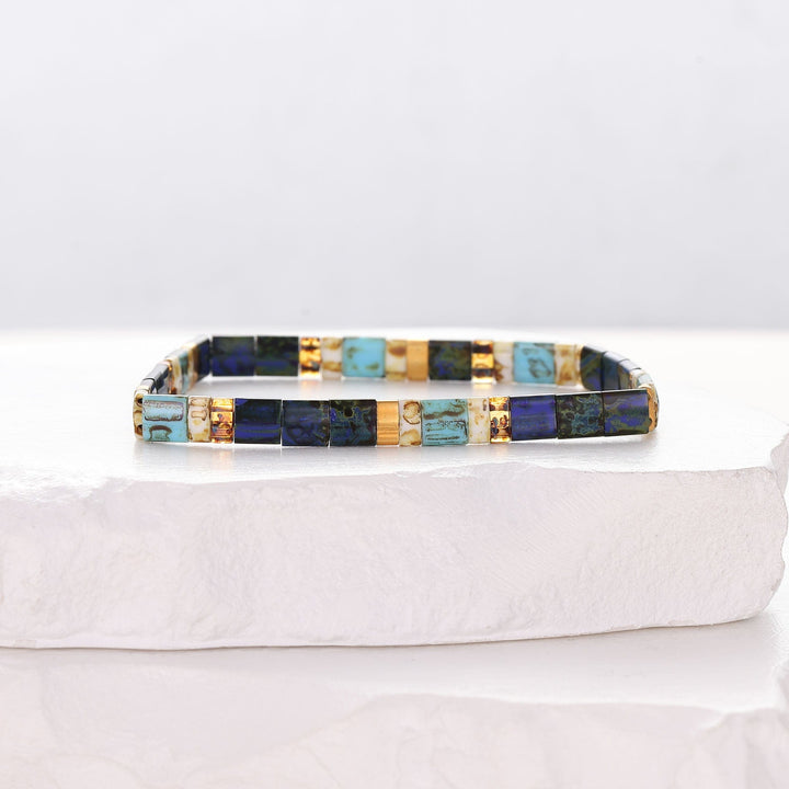 Parure Lou - Køss Design bracelet de perles colorées fait main photo 6