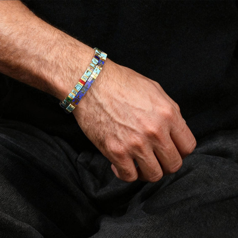 Parure Lou - Køss Design bracelet de perles colorées fait main photo 6