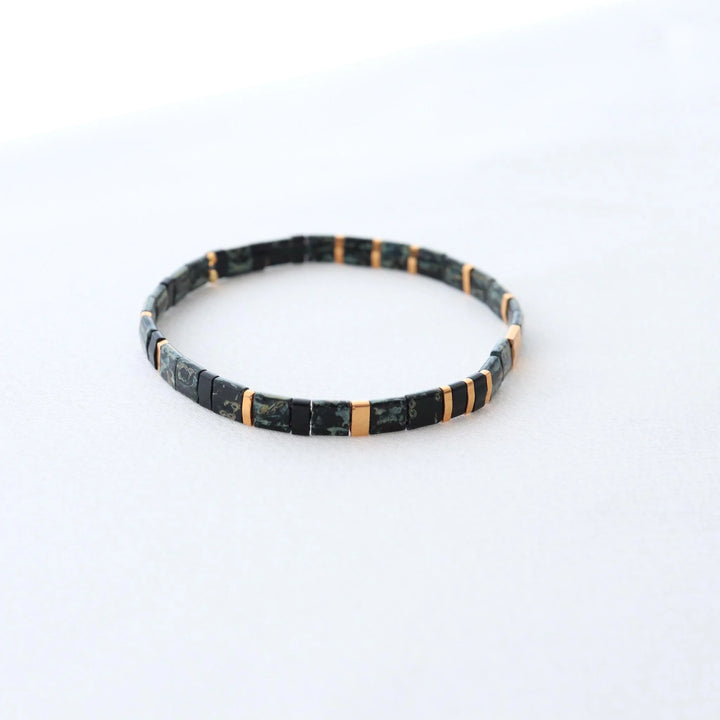 Parure Maya - Køss Design bracelet de perles colorées fait main photo 6