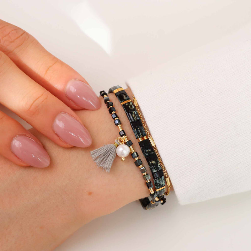 Parure Maya - Køss Design bracelet de perles colorées fait main photo 8