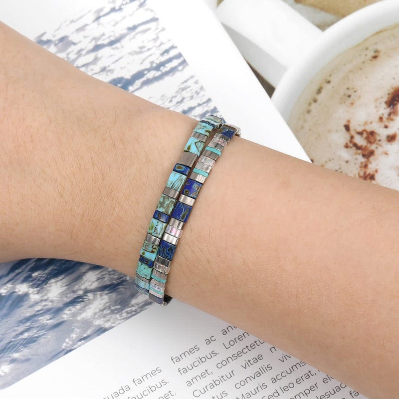 Parure Nerina - Køss Design bracelet de perles colorées fait main photo 9