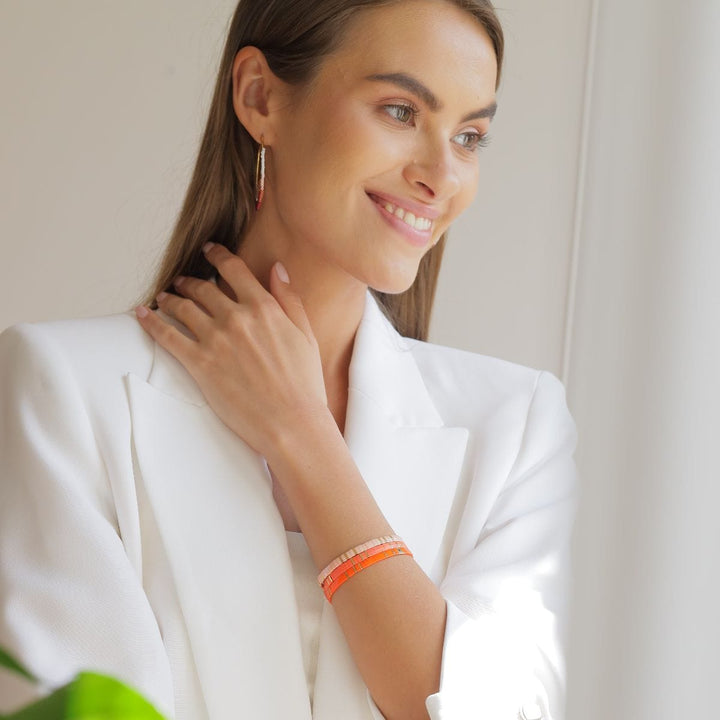 Parure Nina - Køss Design bracelet de perles colorées fait main photo 6