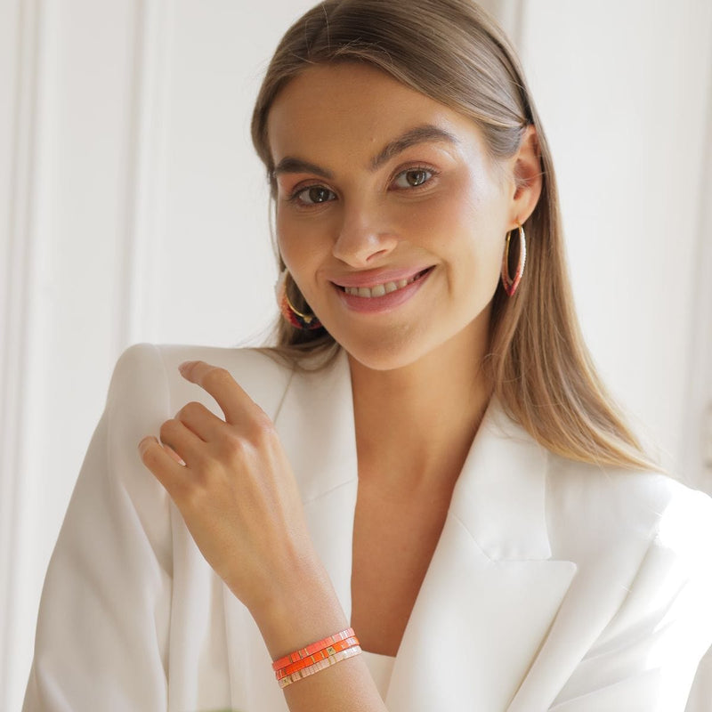 Parure Nina - Køss Design bracelet de perles colorées fait main photo 7