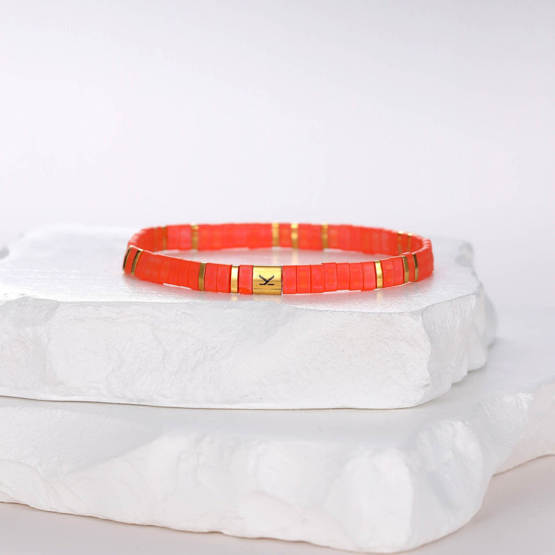 Parure Nina - bracelet en perles Miyuki porté au poignet