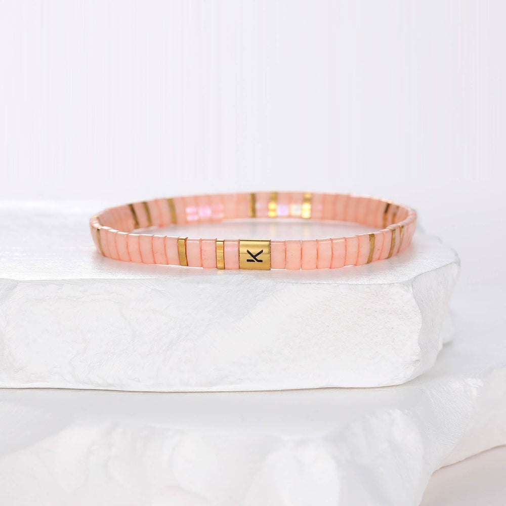 Parure Nina - vue détaillée des perles Miyuki japonaises