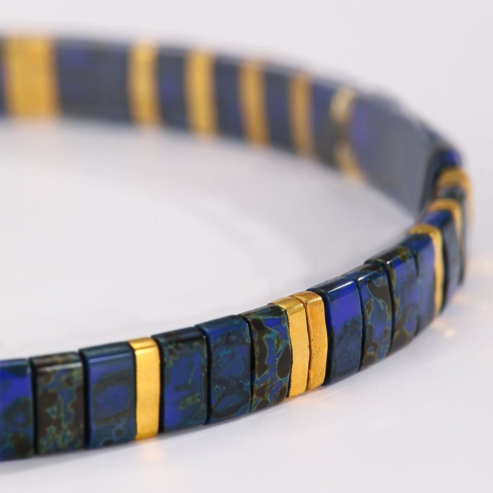 Parure Soline - vue détaillée des perles Miyuki japonaises