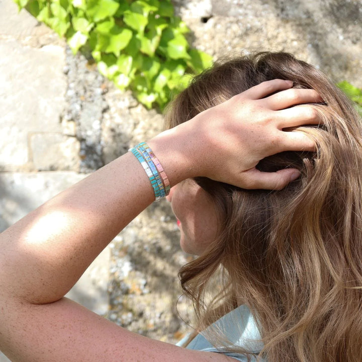 Ensemble Sky - Bracelet de perles - bracelet de perles fait main en perles Miyuki par Køss Design