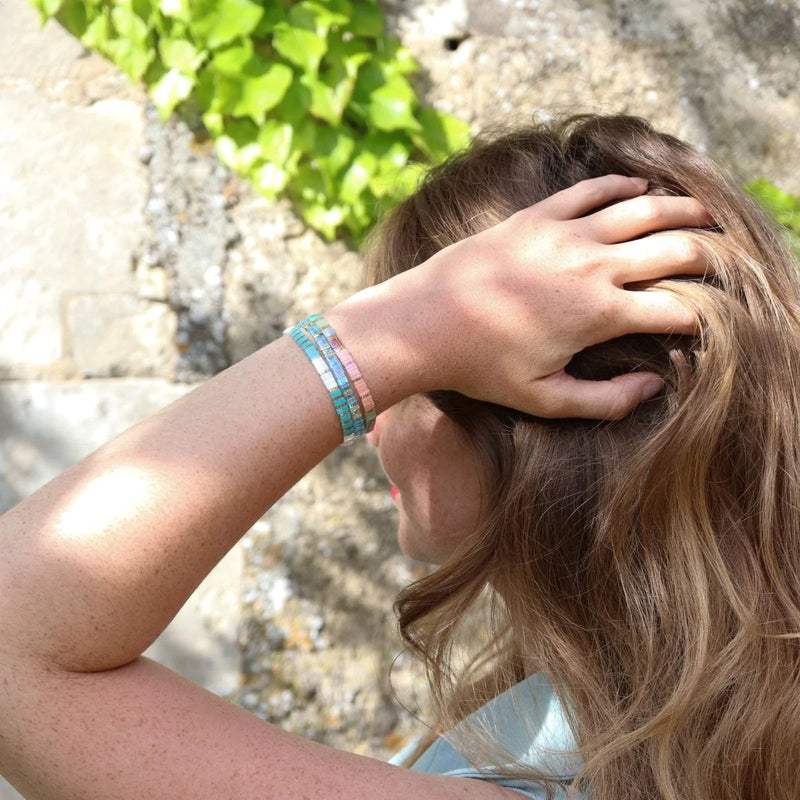 Ensemble Sky - Bracelet de perles - bracelet de perles fait main en perles Miyuki par Køss Design